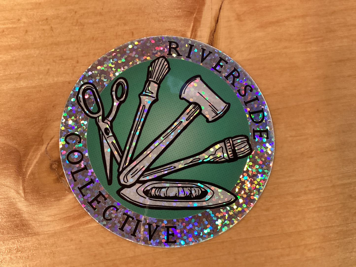 Riverside Logo Stickers large 3”