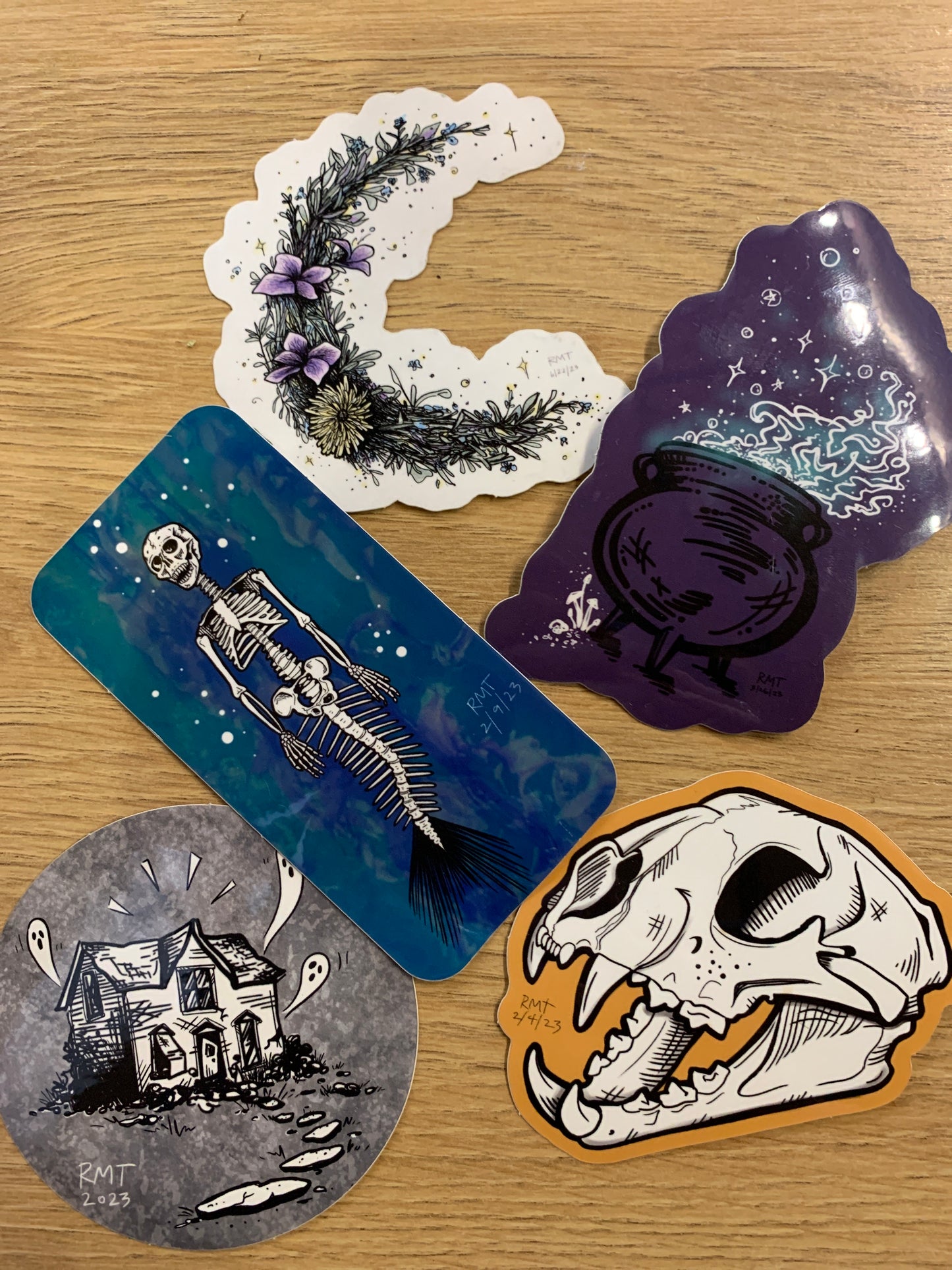 Sticker PACK - 5 misc stickers for $15