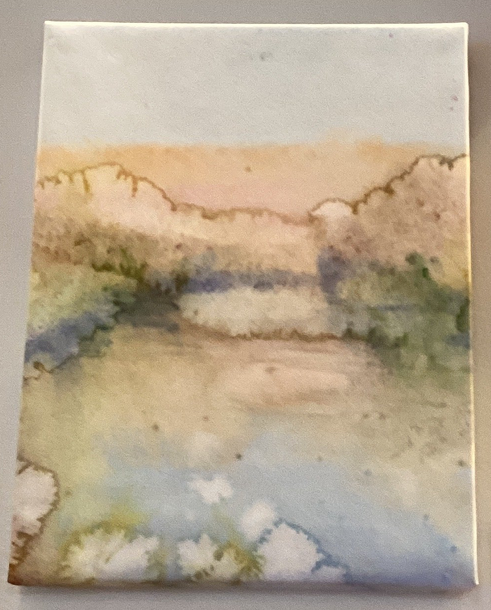 9 x 12 River Abstract