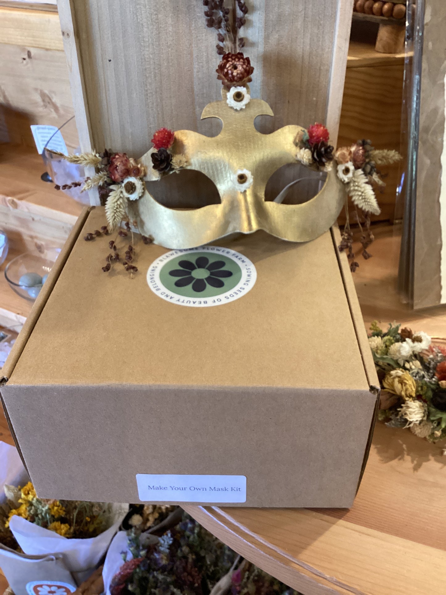 Make Your Own FLoral Mask Kit