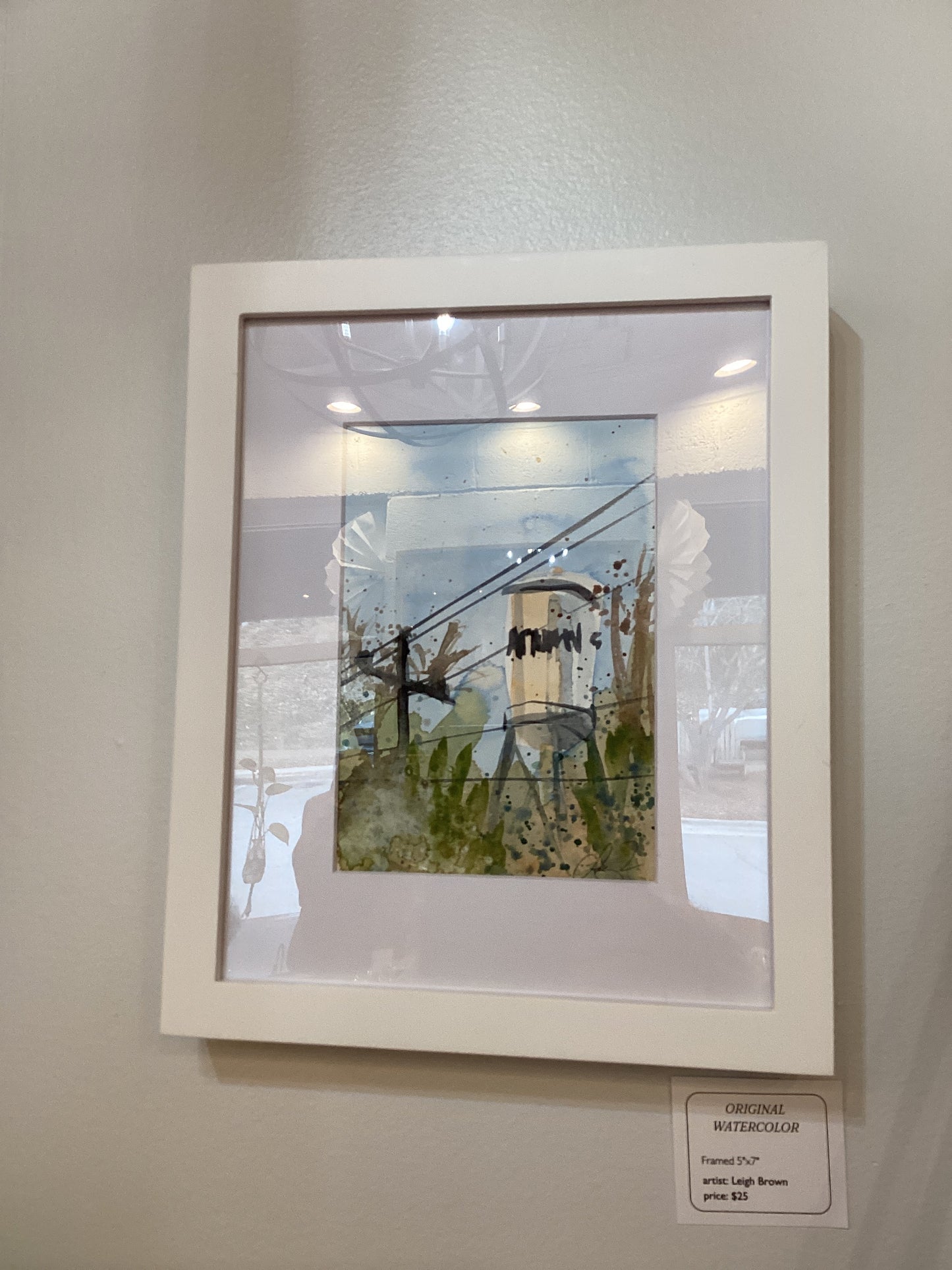 Original Watercolor, framed