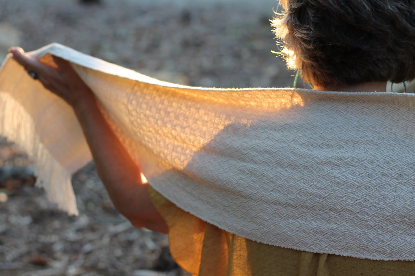 Limited Edition Handwoven Sacred Scarves in 3 designs