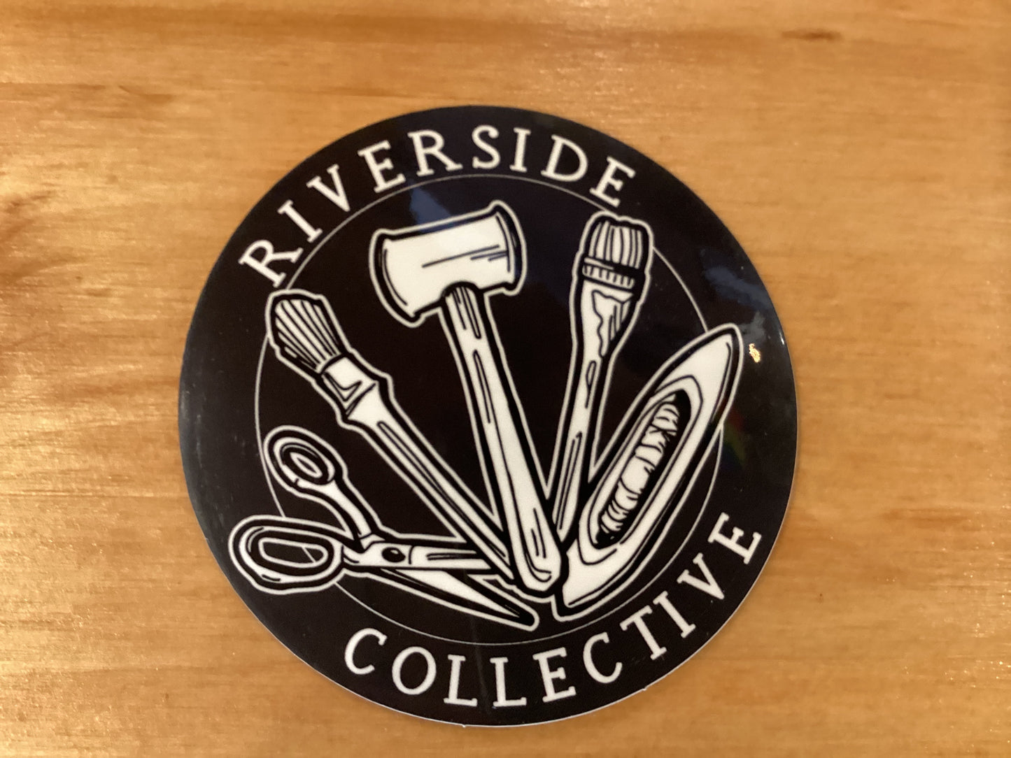 Riverside Logo Stickers large 3”