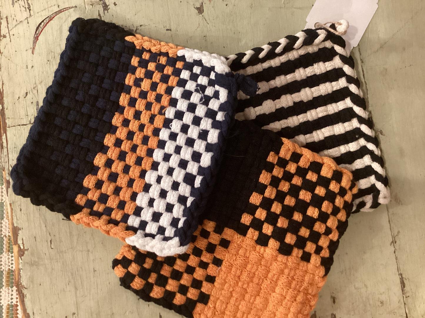 Cotton Pot Holders by Kelly
