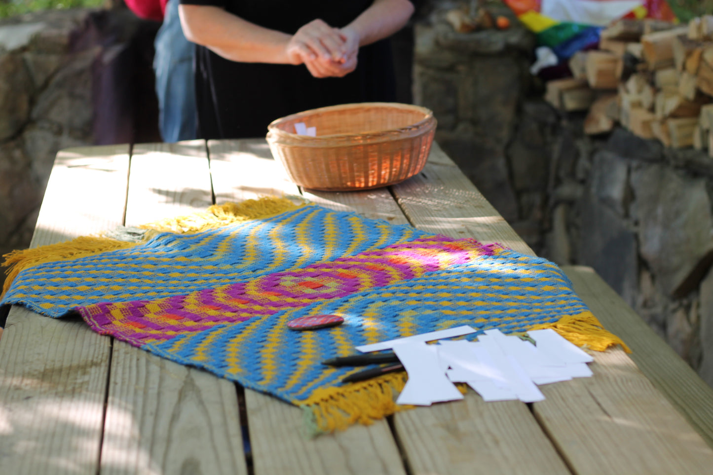 Wishing Basket Altar Cloth