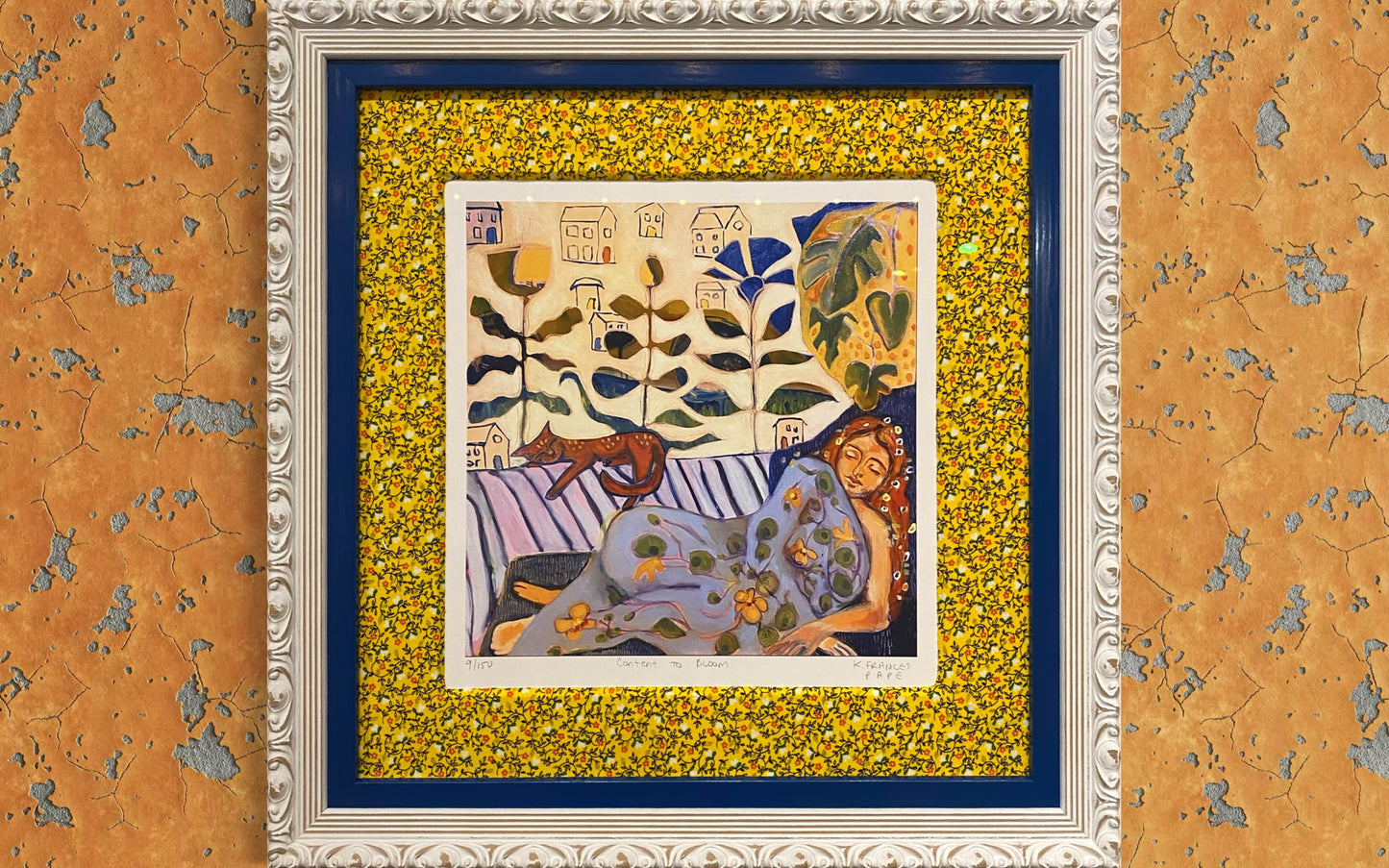 Custom Framed K.Frances Pape Print