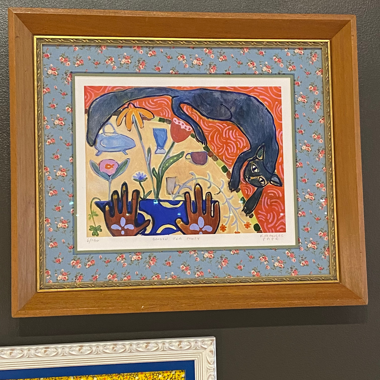 Custom Framed K.Frances Pape Print