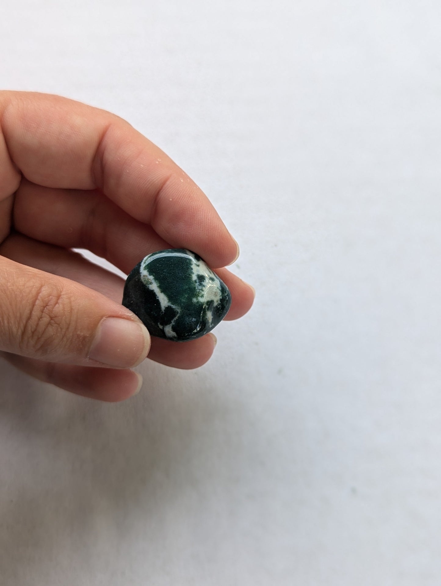 Moss Agate Tumble