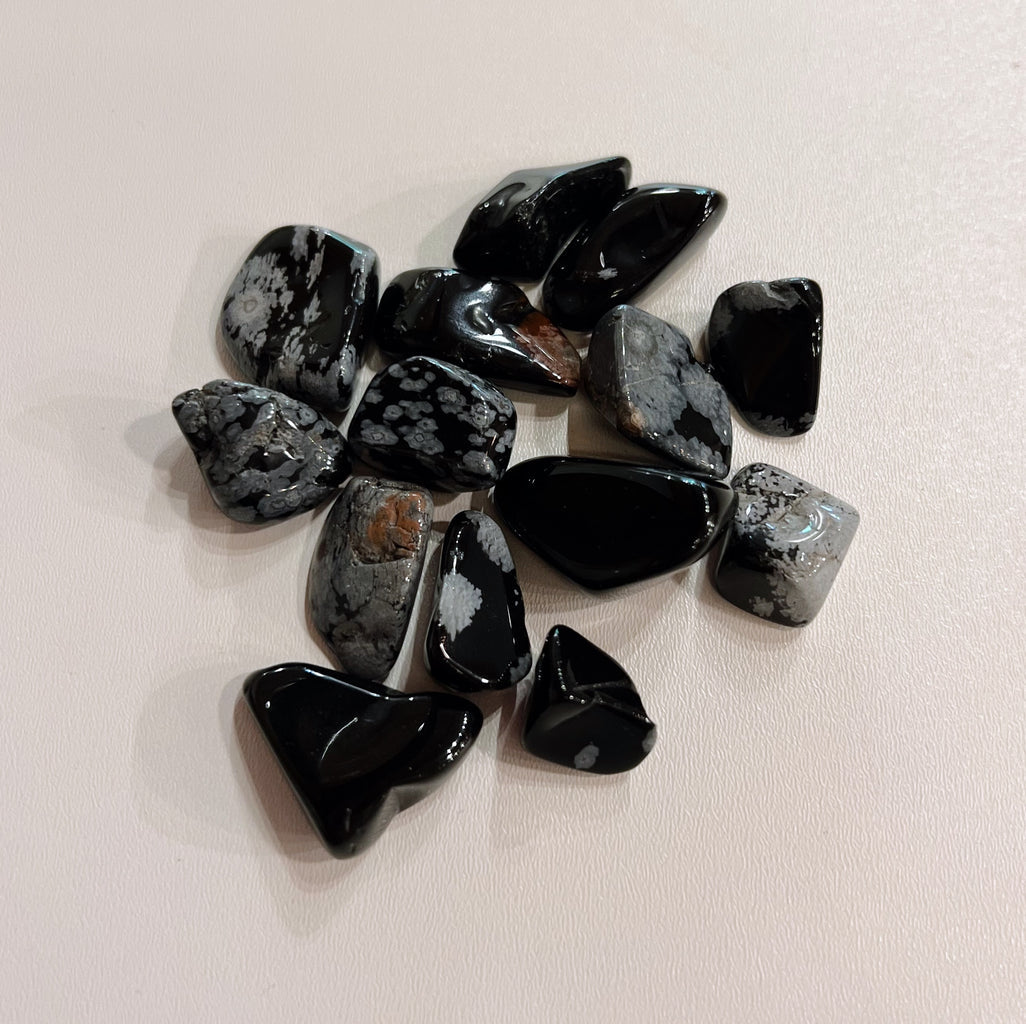 Snowflake Obsidian Tumble