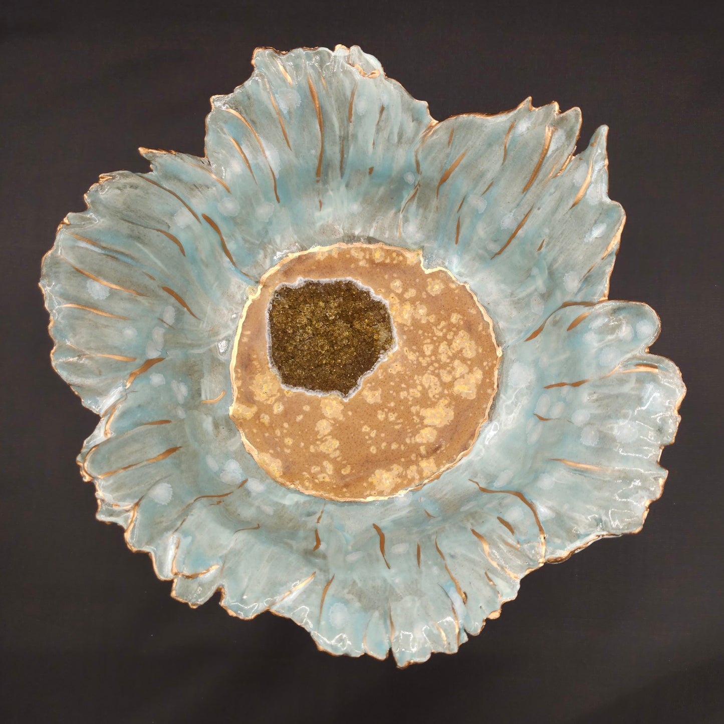 Decorative Flower Bowl (Not Food Safe)