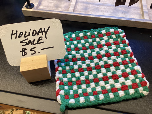 Holiday Cotton Pot Holders with Kelly Geith