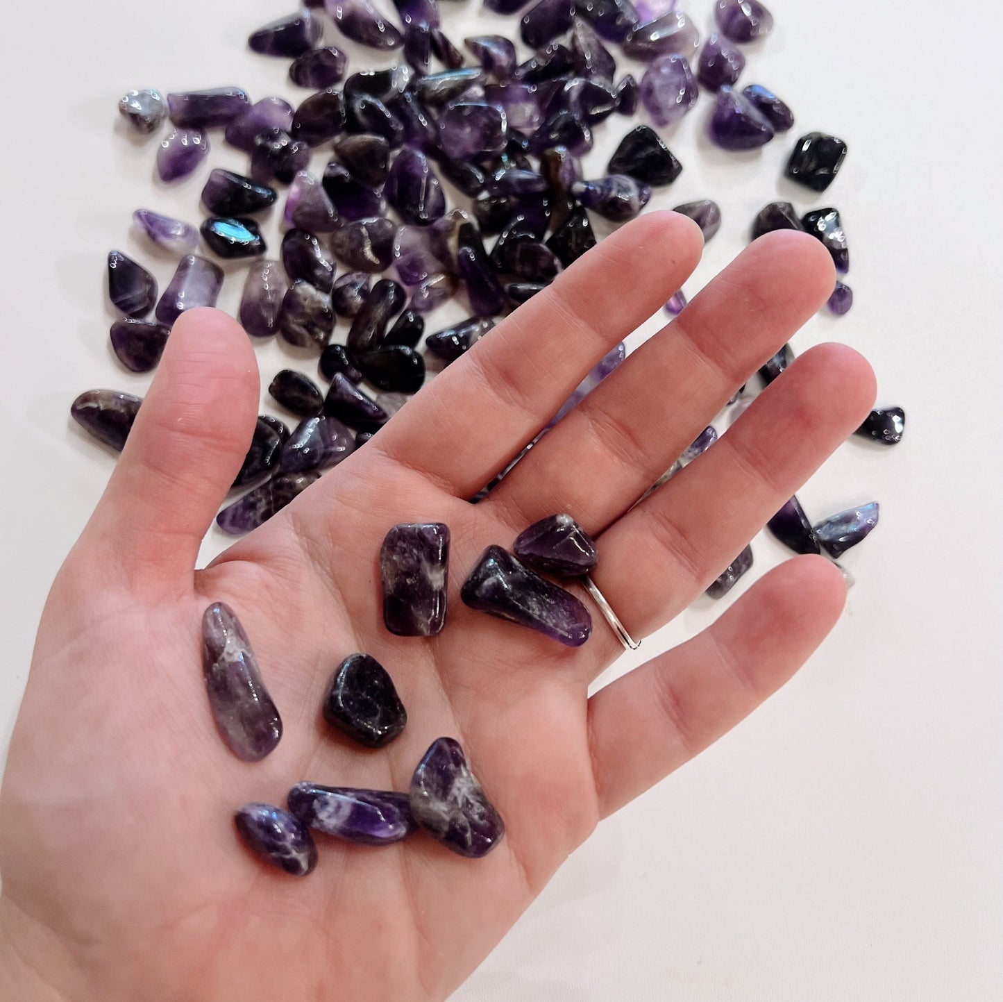 Tumbled Amethyst Pocket Rock