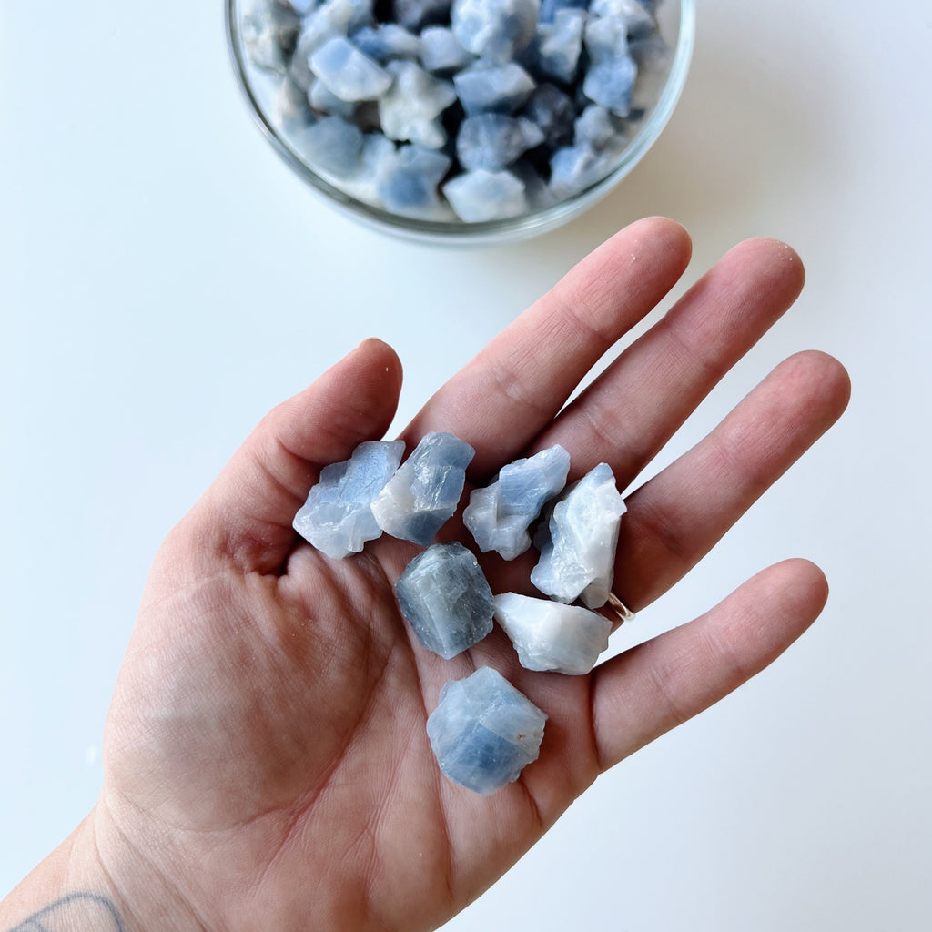 Blue Calcite Chunk