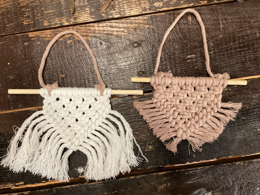 Macrame Mini Hangings by Kelly