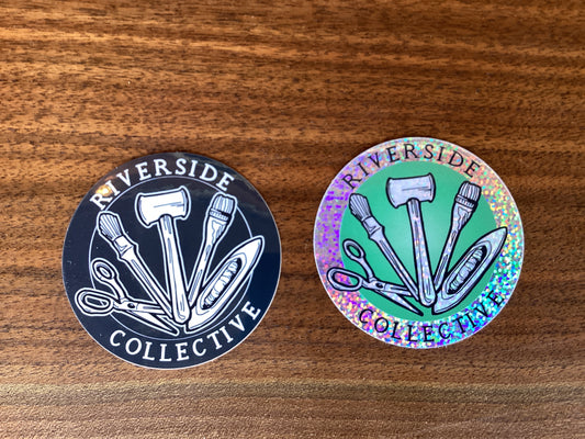 Riverside Logo Stickers large 3”