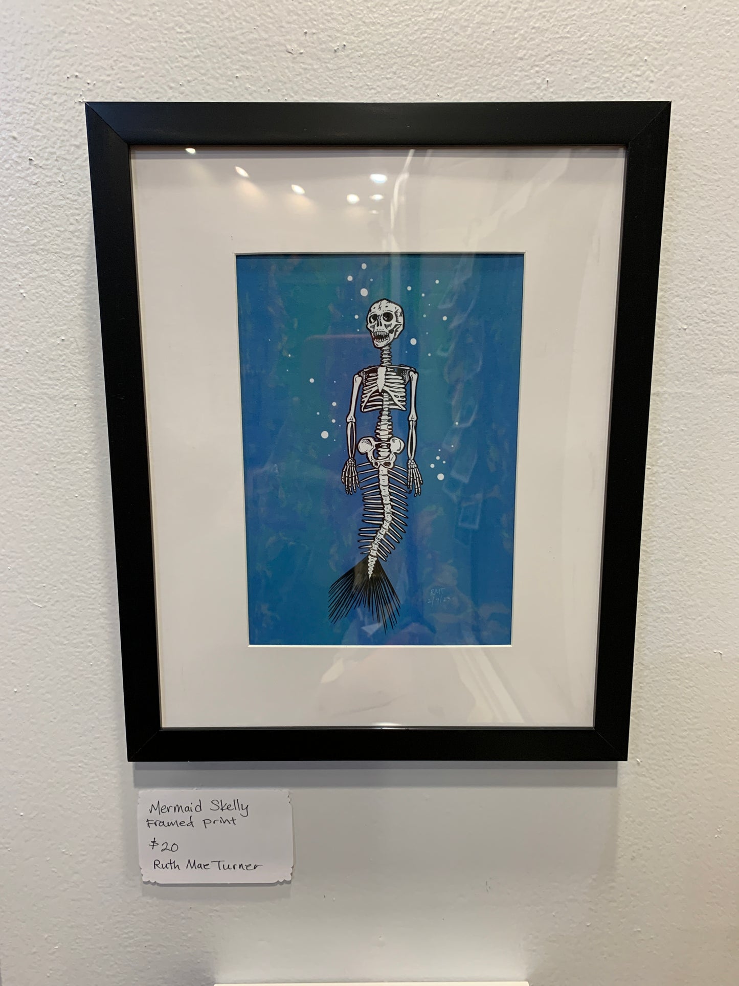 Mer-skeleton - Framed Print