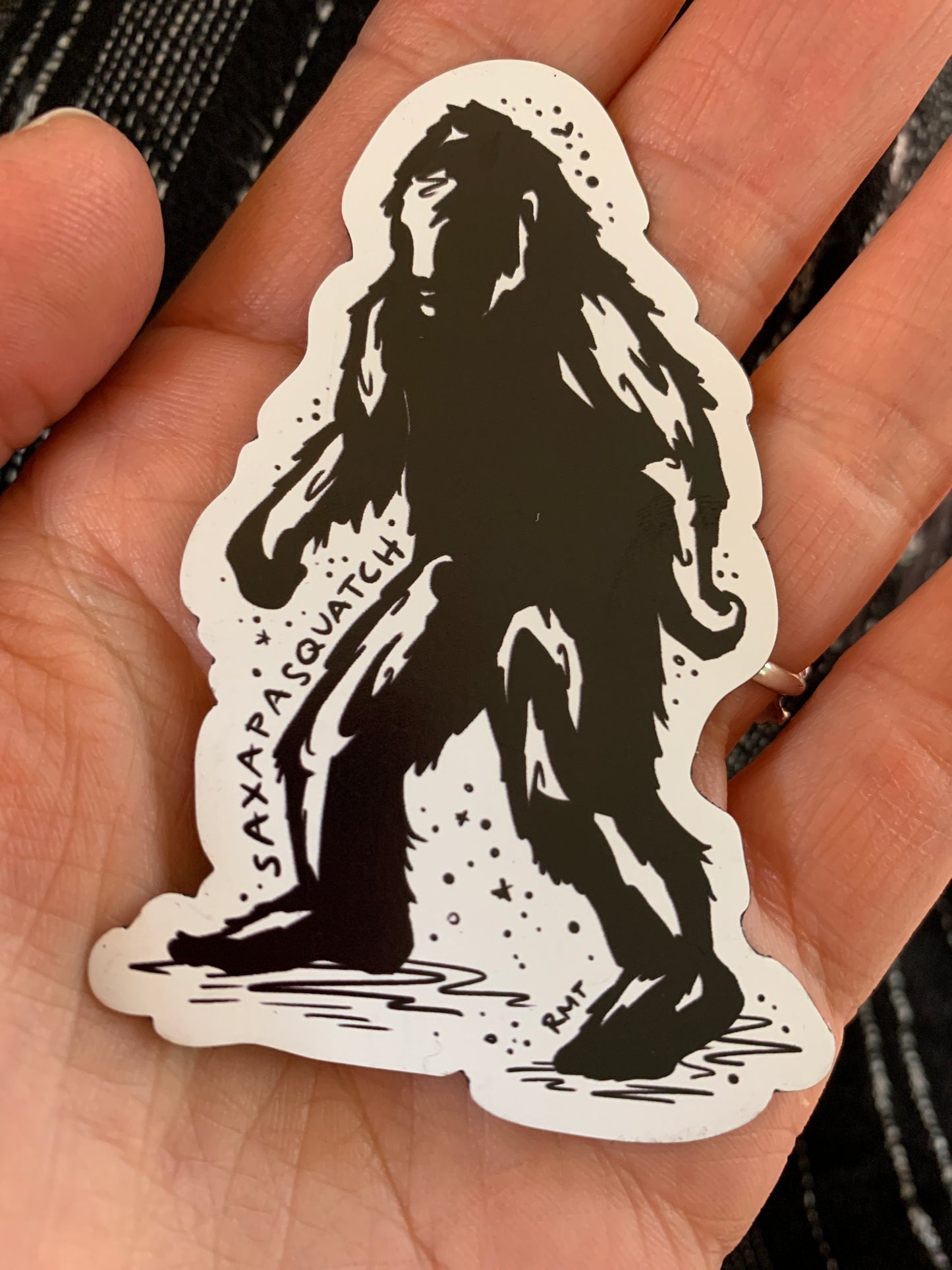 Saxapasquatch Magnet