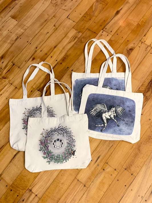 Printed Art Tote Bag