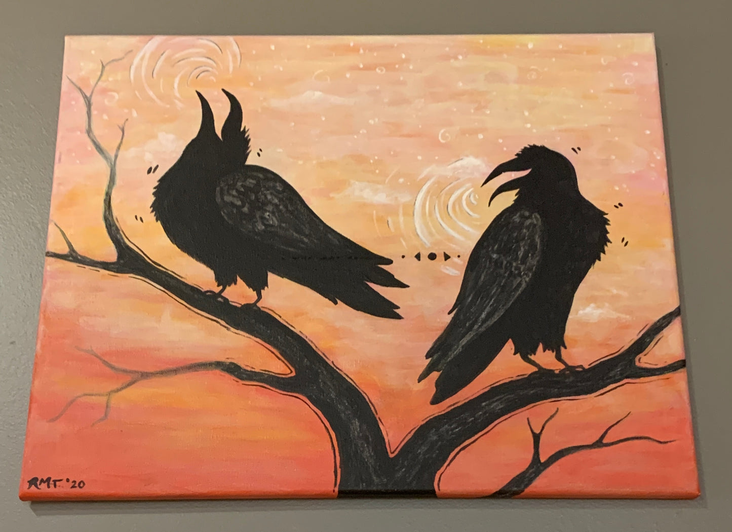 Painting - Laughing Ravens