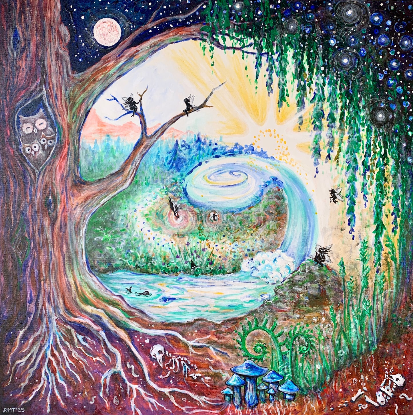 Painting - Pixie Portals