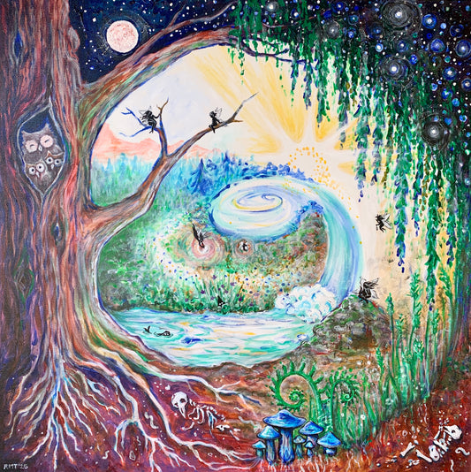 Painting - Pixie Portals