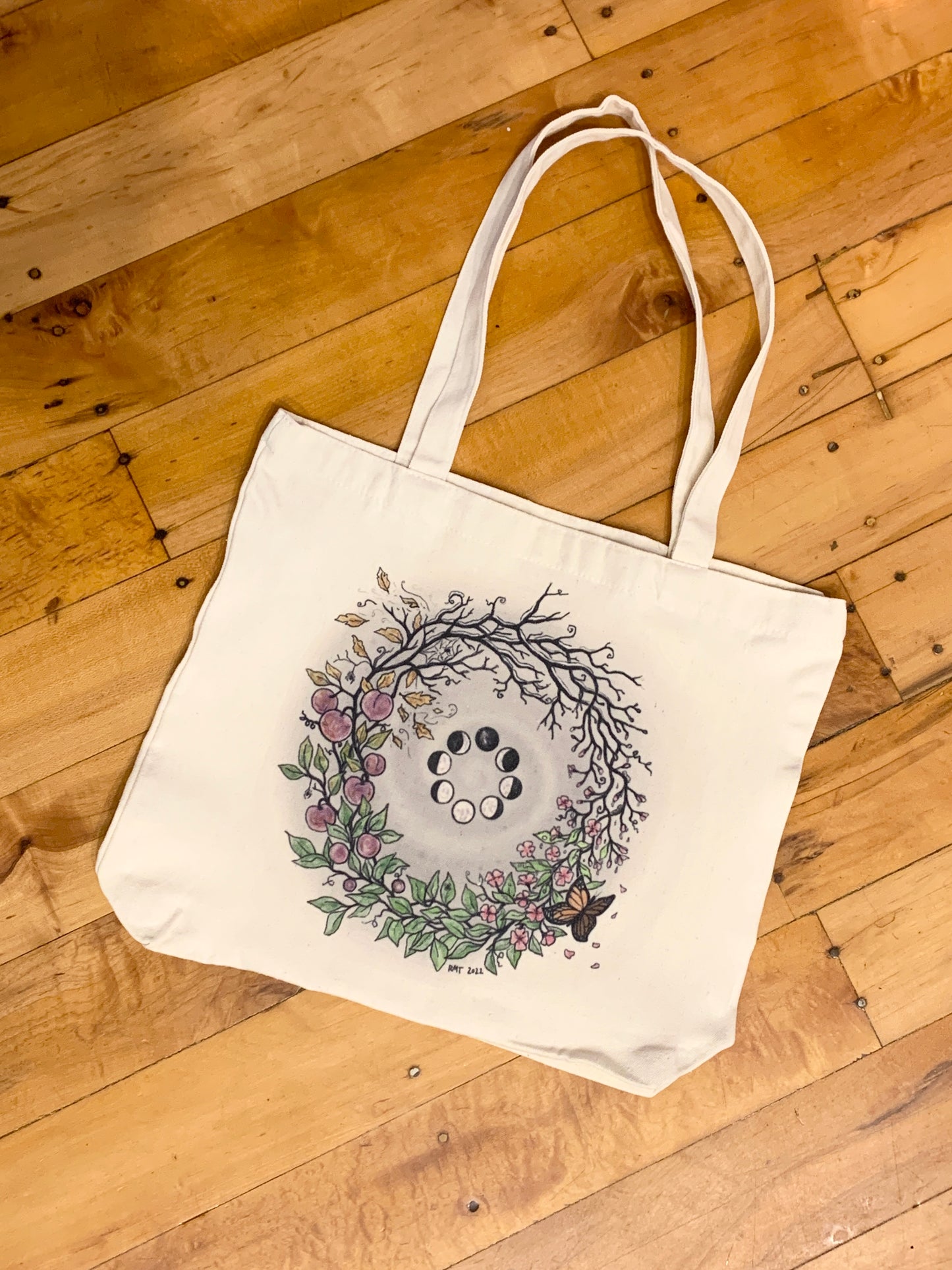 Printed Art Tote Bag