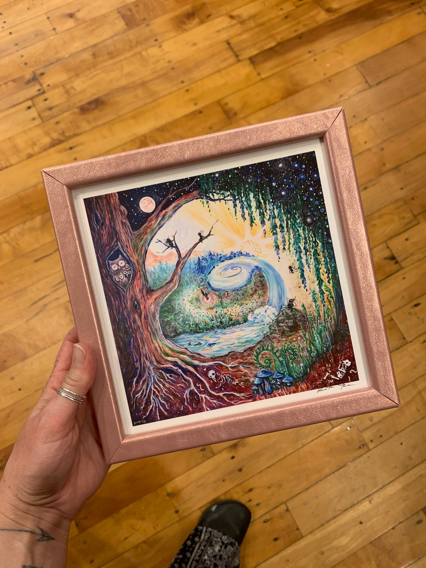 Framed Giclee print - Pixie Portals