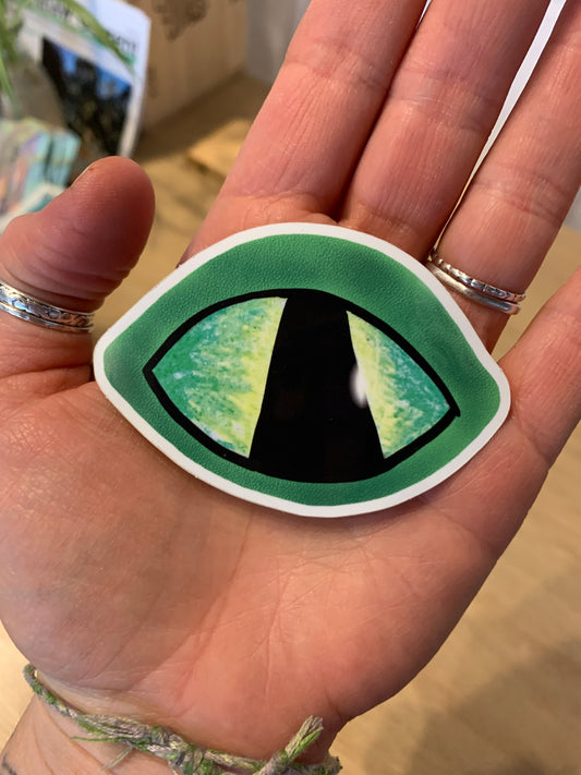 Dragon eye sticker