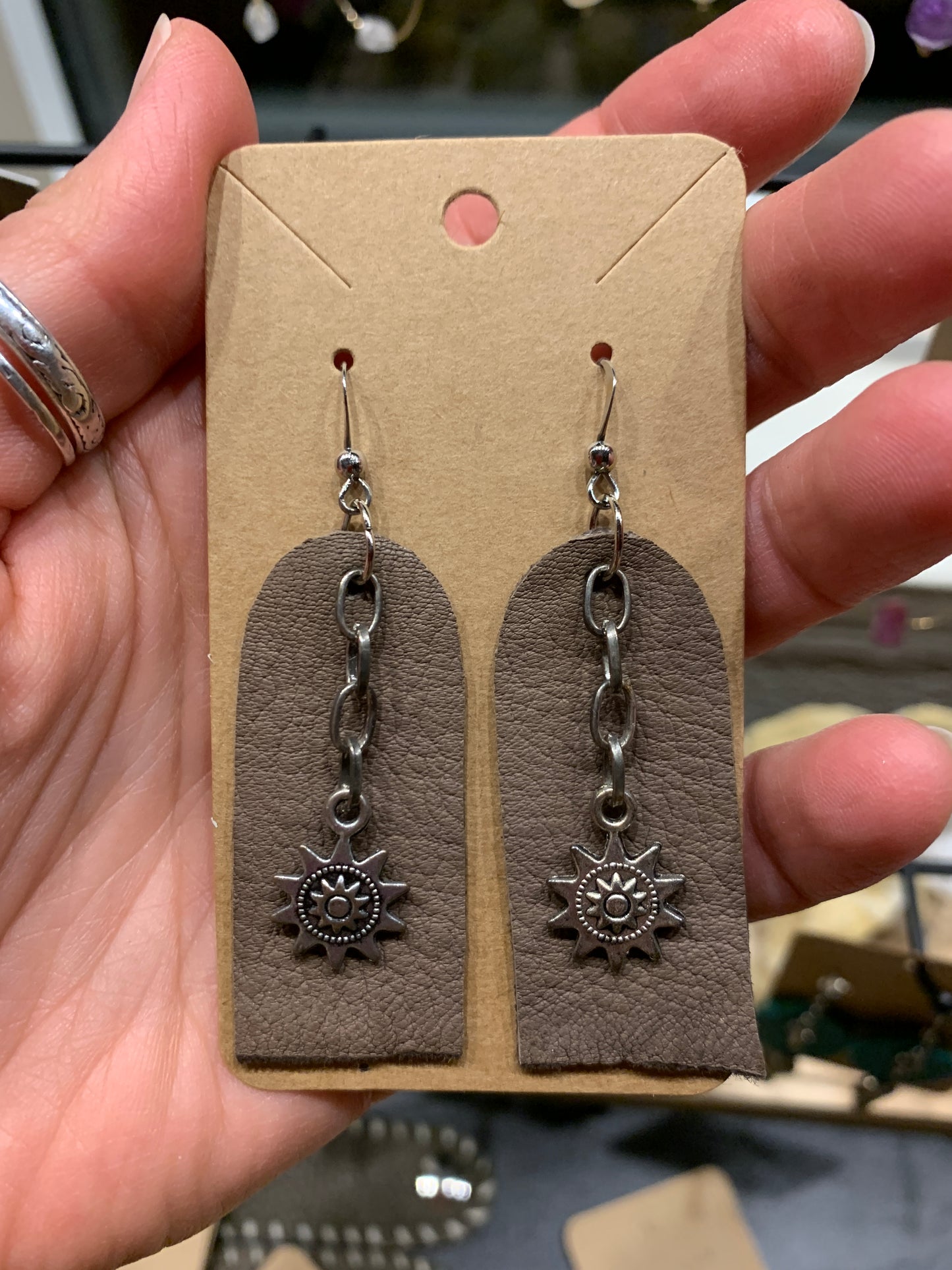 Leather Earrings