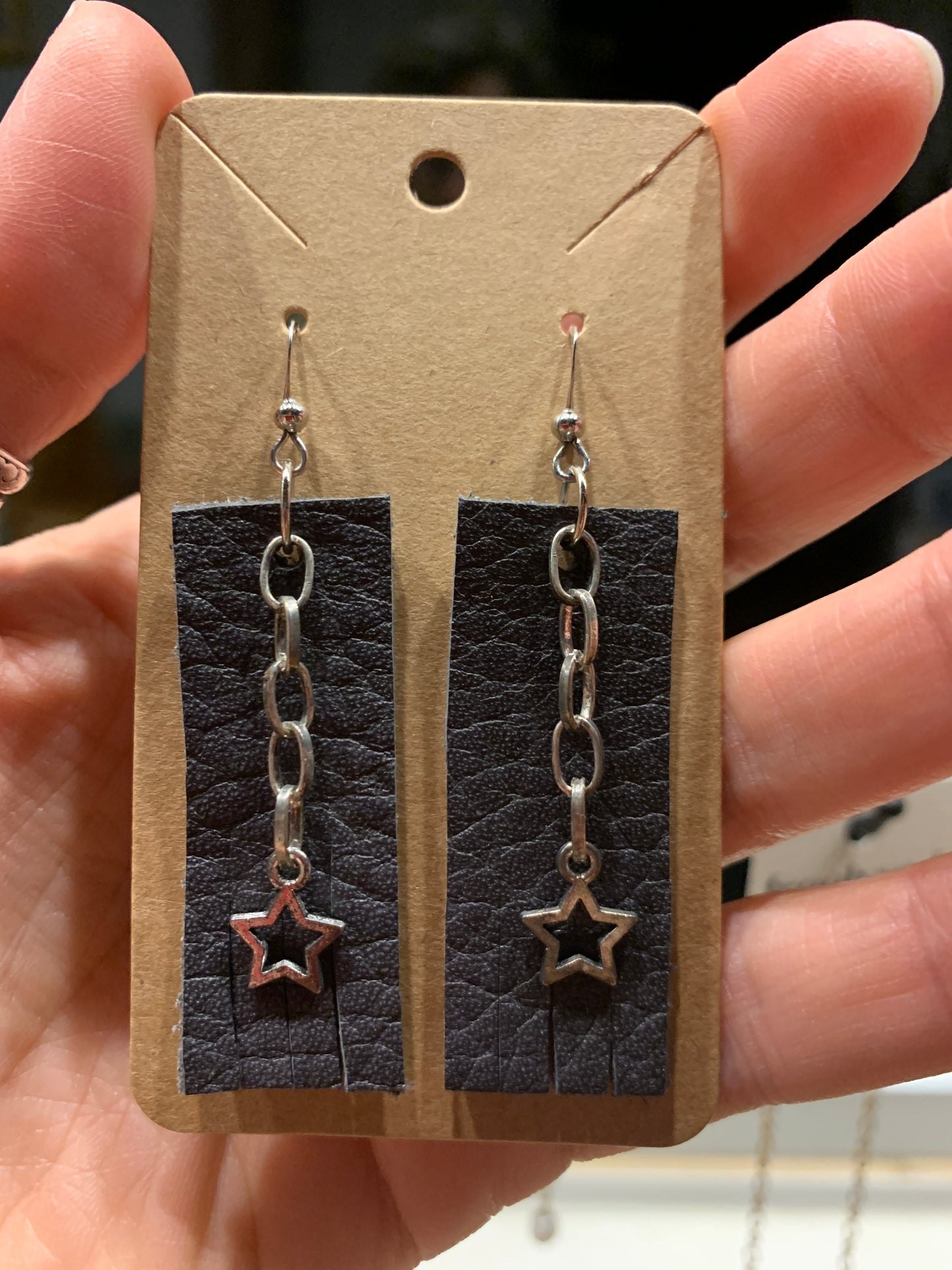 Leather Earrings