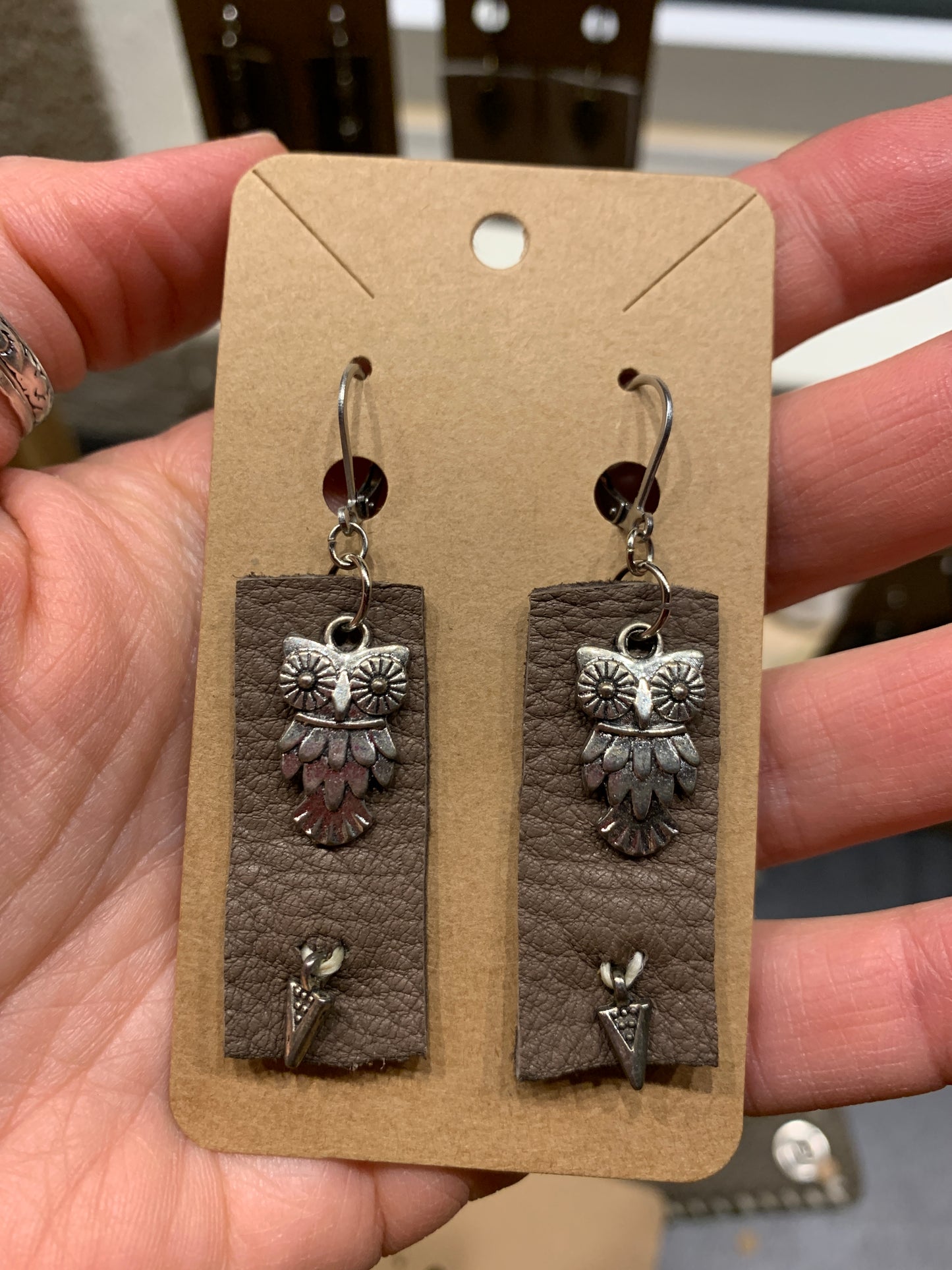 Leather Earrings