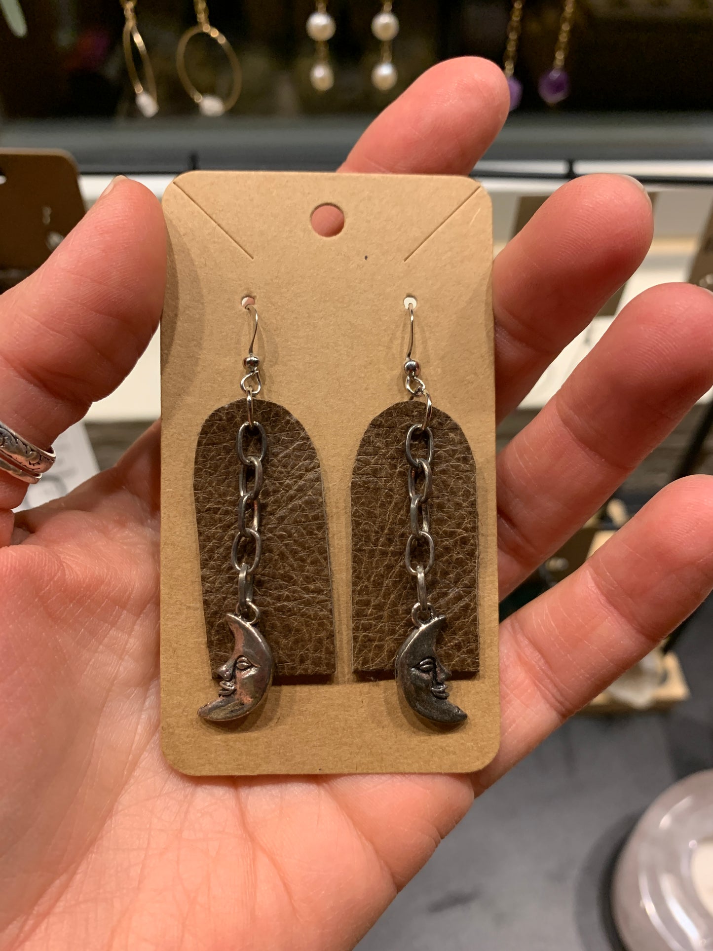 Leather Earrings