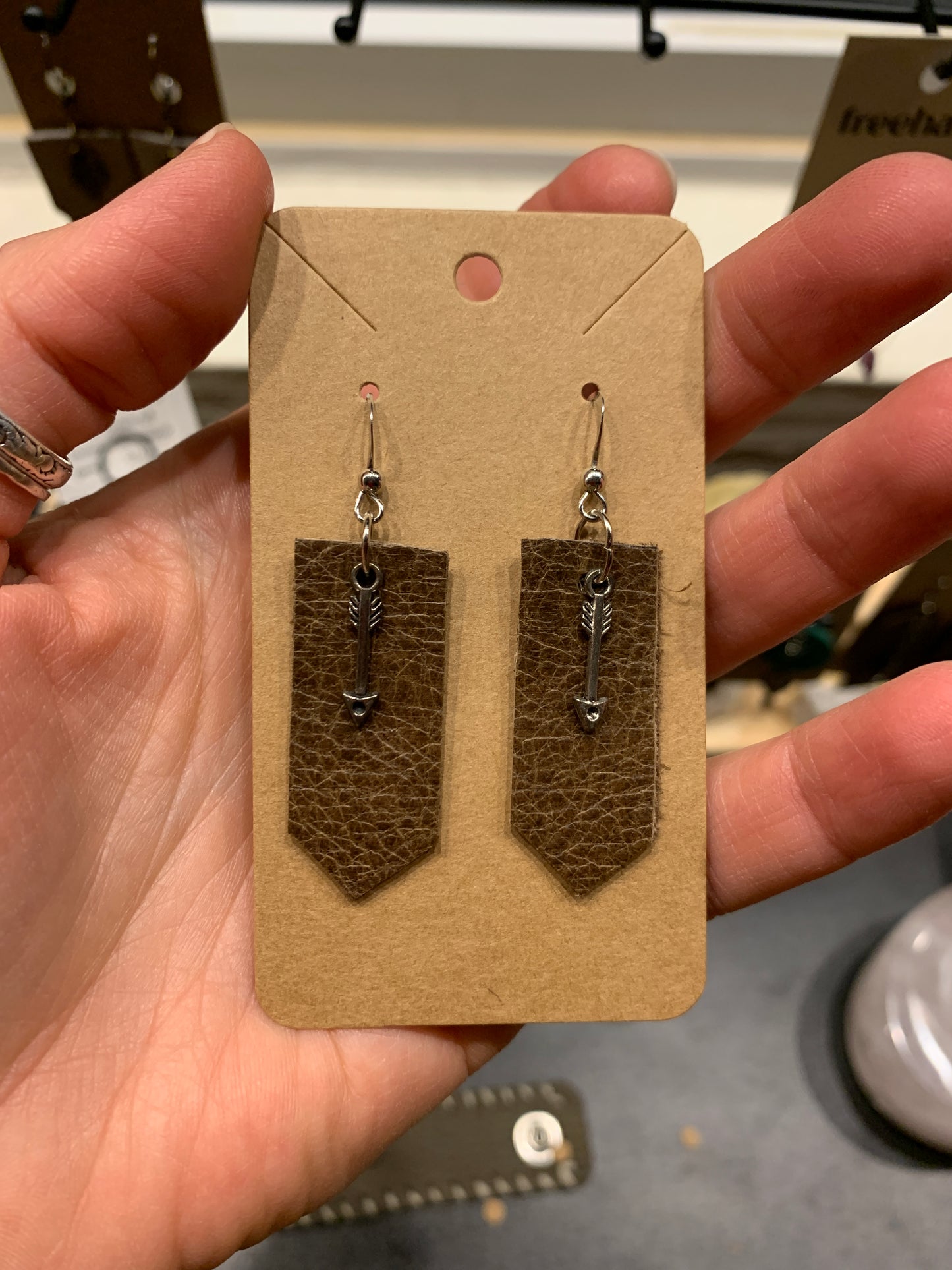 Leather Earrings