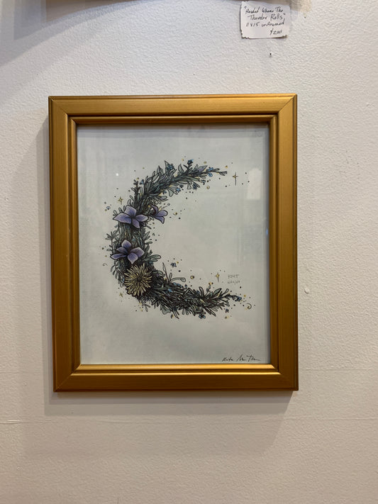 Flower Moon - Framed Print