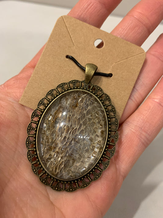 Snakeskin Pendant