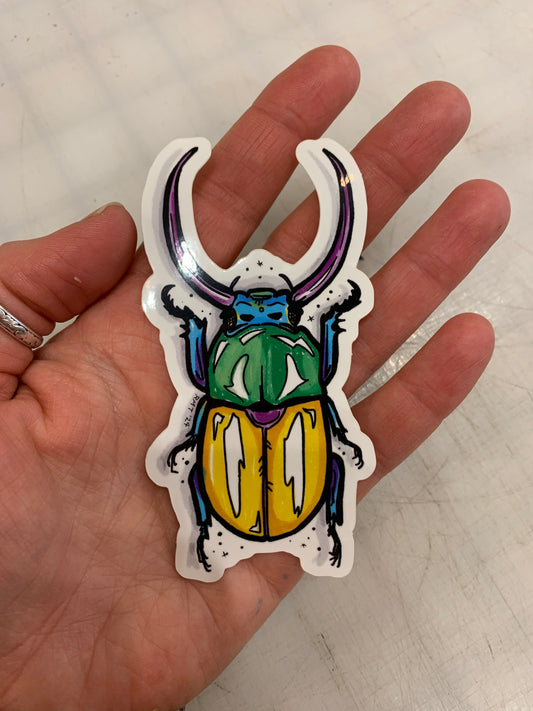 Candy Beetle sticker