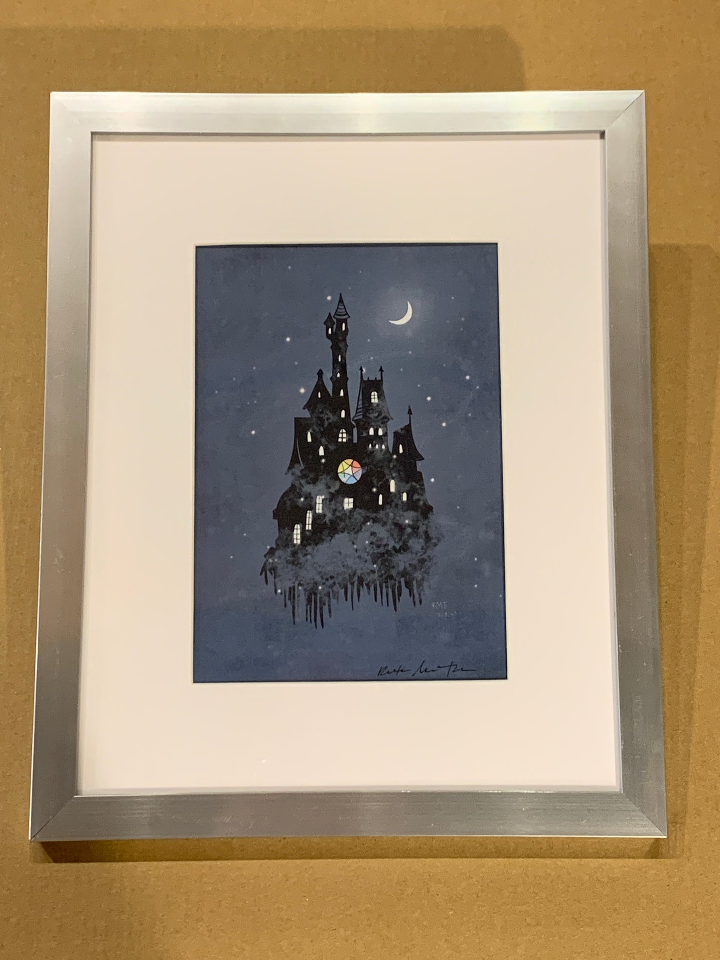 Framed Print  with Matte - Small A5 (5.8"x8.2")