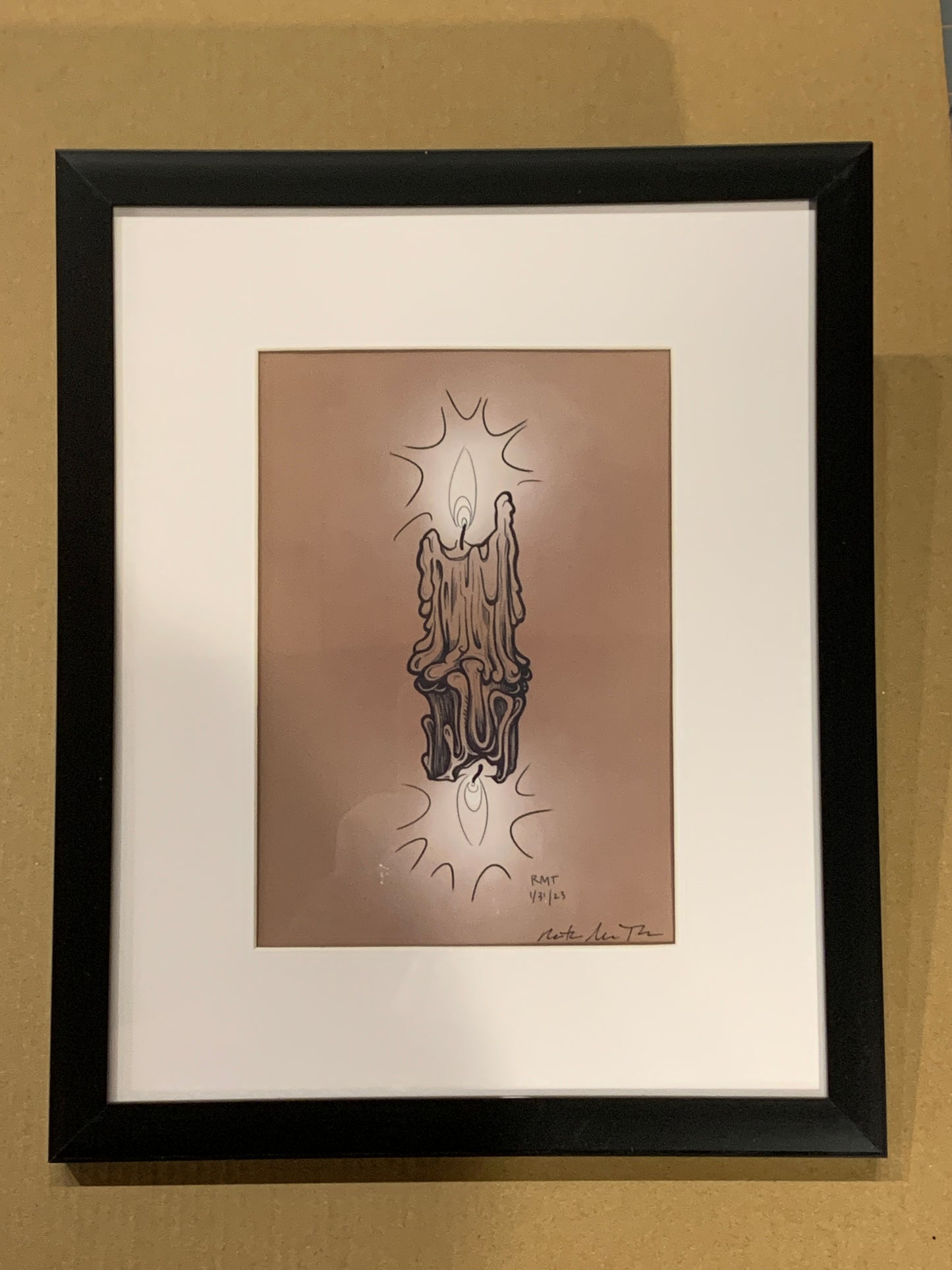 Framed Print  with Matte - Small A5 (5.8"x8.2")