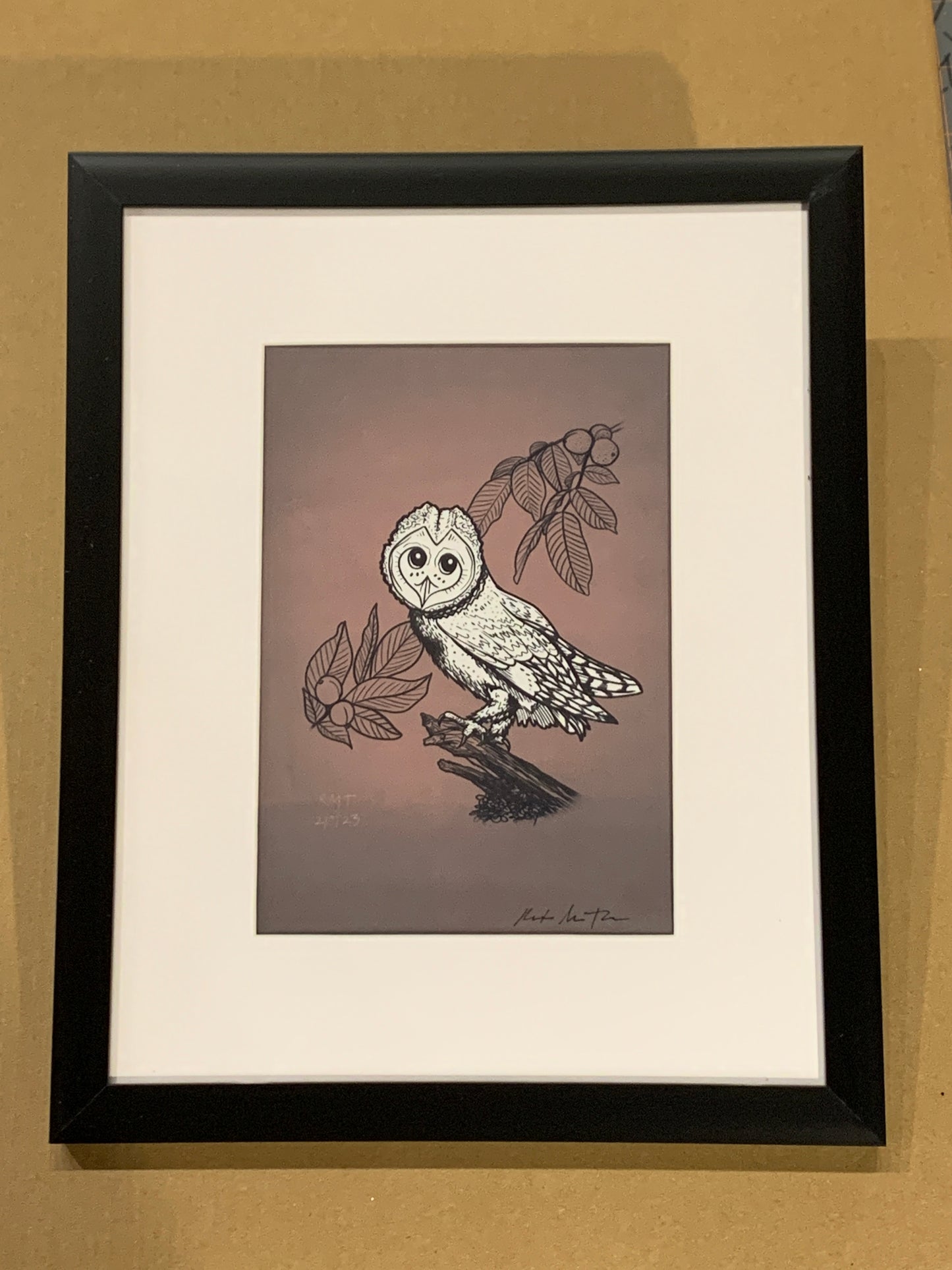 Framed Print  with Matte - Small A5 (5.8"x8.2")