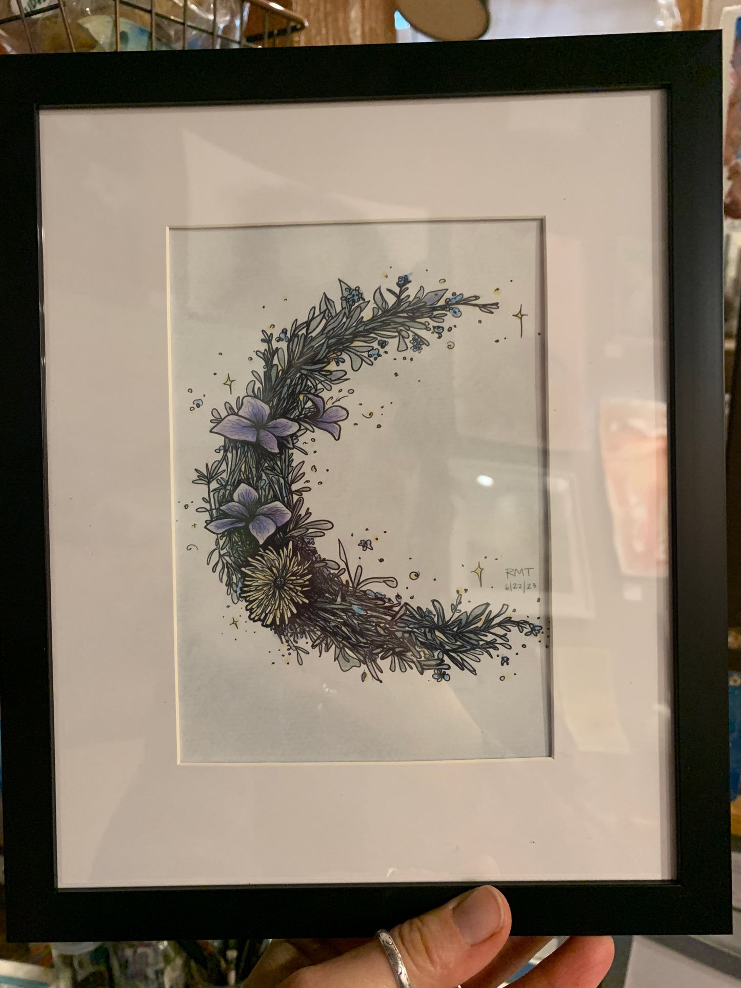 Framed Print  with Matte - Small A5 (5.8"x8.2")