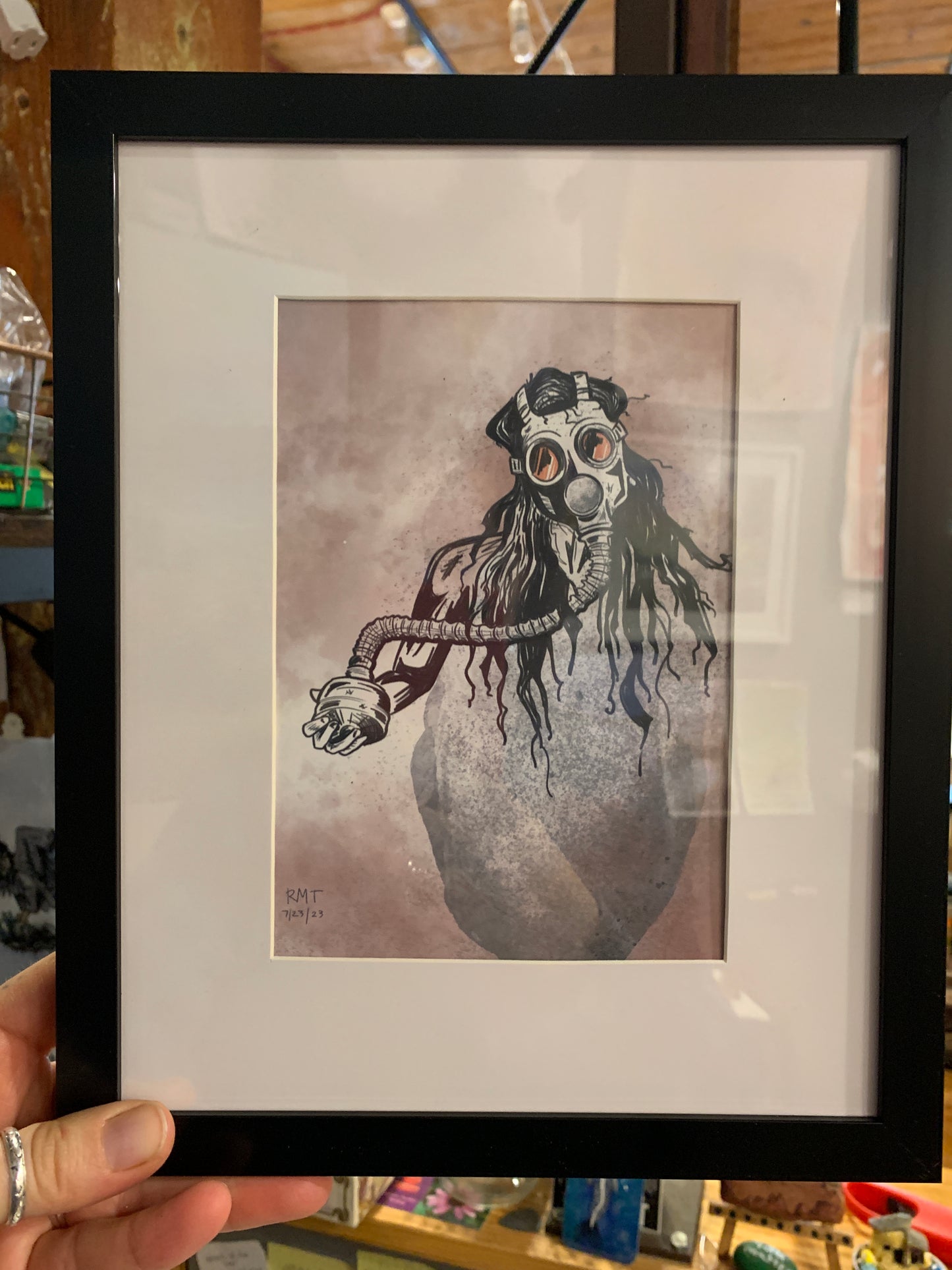 Framed Print  with Matte - Small A5 (5.8"x8.2")