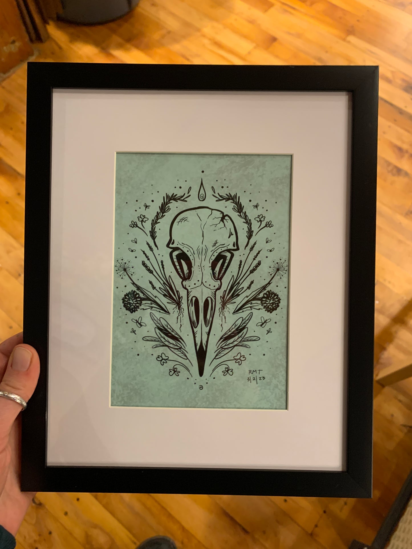 Framed Print  with Matte - Small A5 (5.8"x8.2")