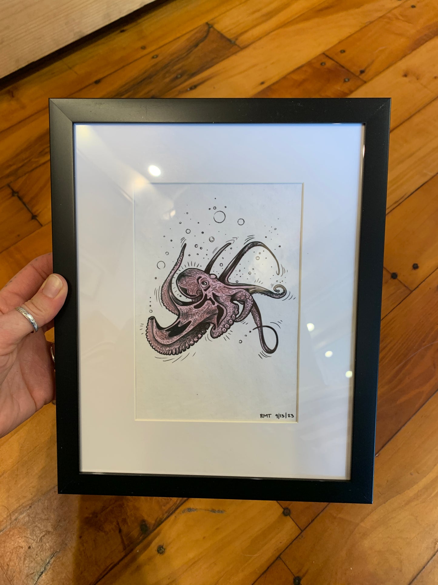 Framed Print  with Matte - Small A5 (5.8"x8.2")