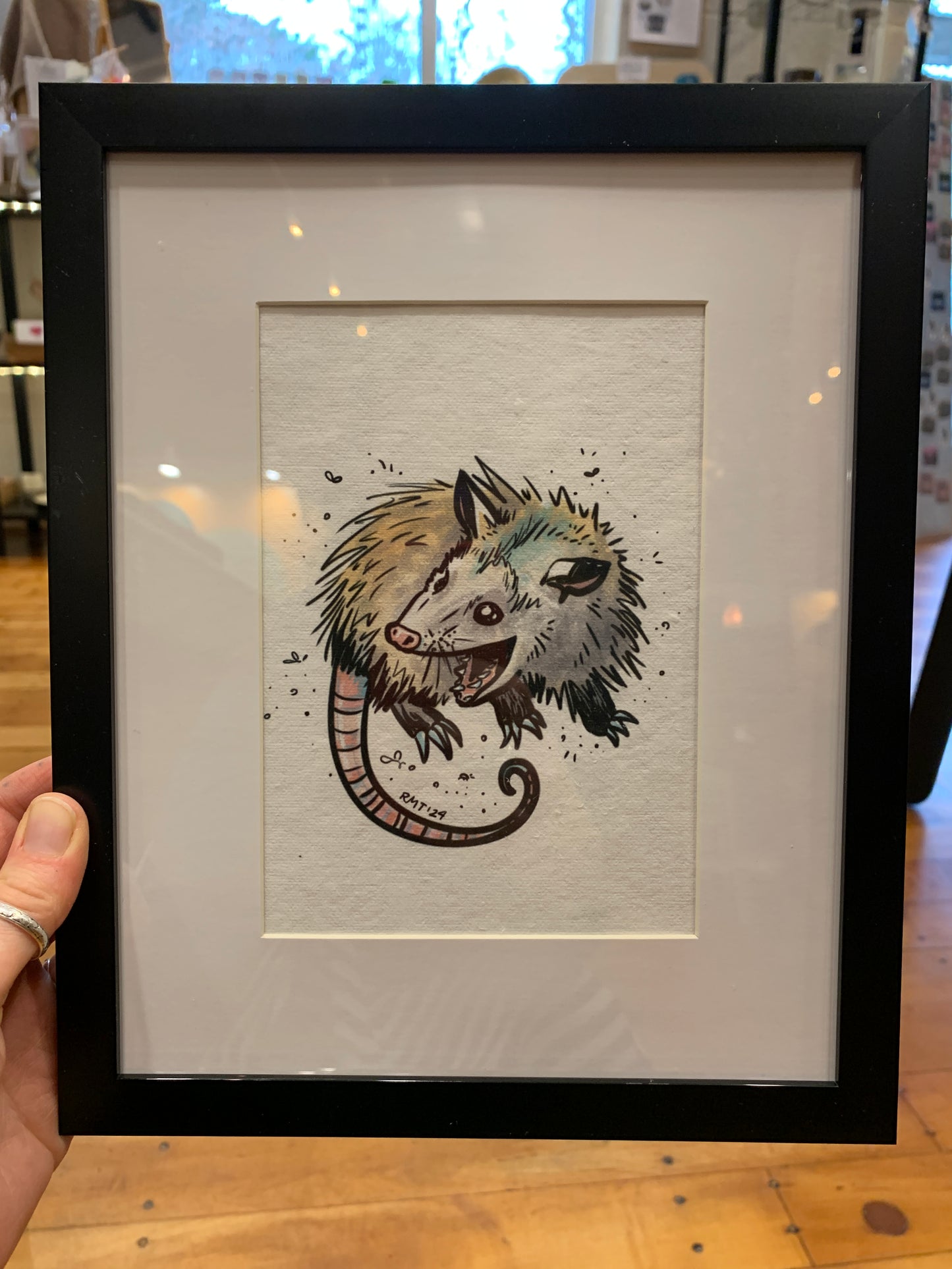 Framed Print  with Matte - Small A5 (5.8"x8.2")