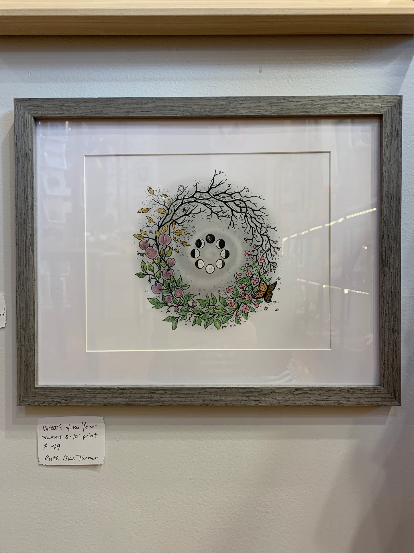 Wreath of the Year - wood frame