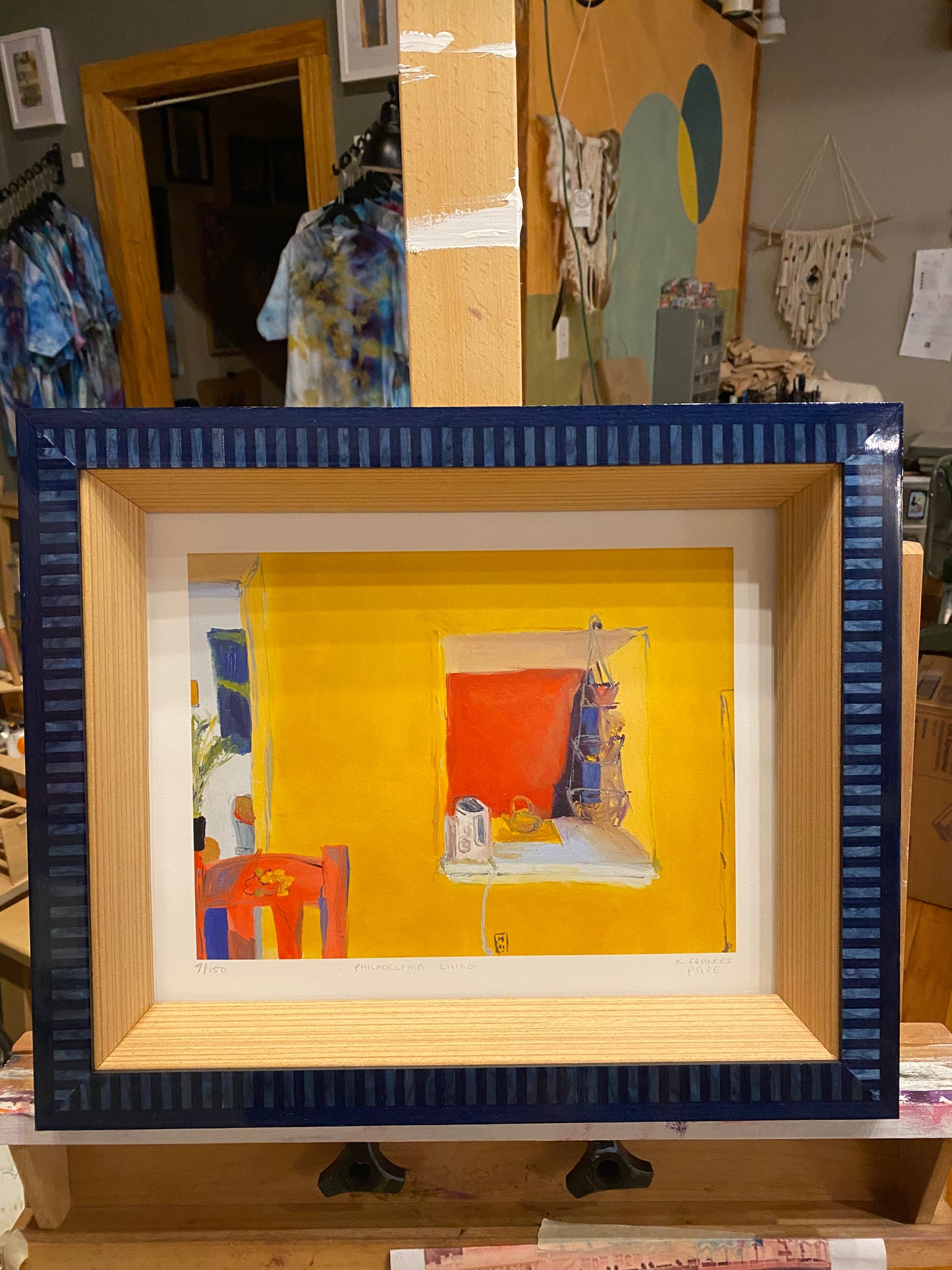 Custom Framed K.Frances Pape Print