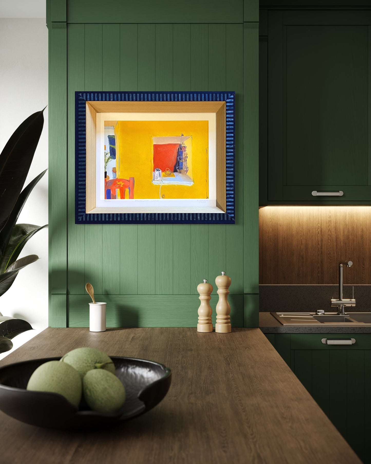 Custom Framed K.Frances Pape Print