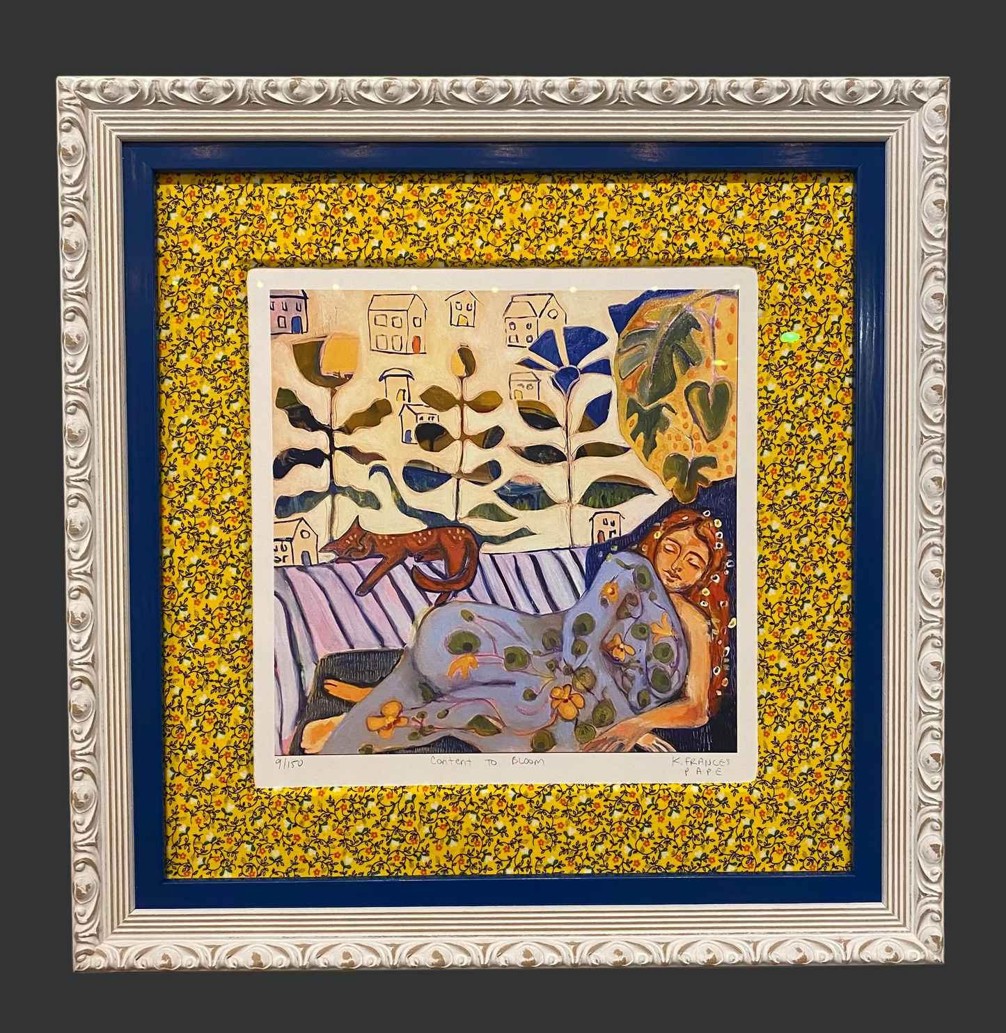 Custom Framed K.Frances Pape Print
