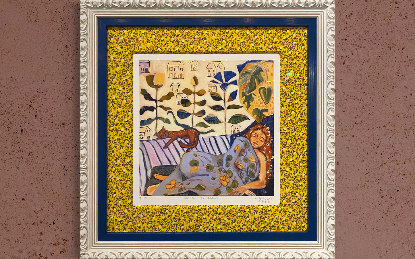 Custom Framed K.Frances Pape Print