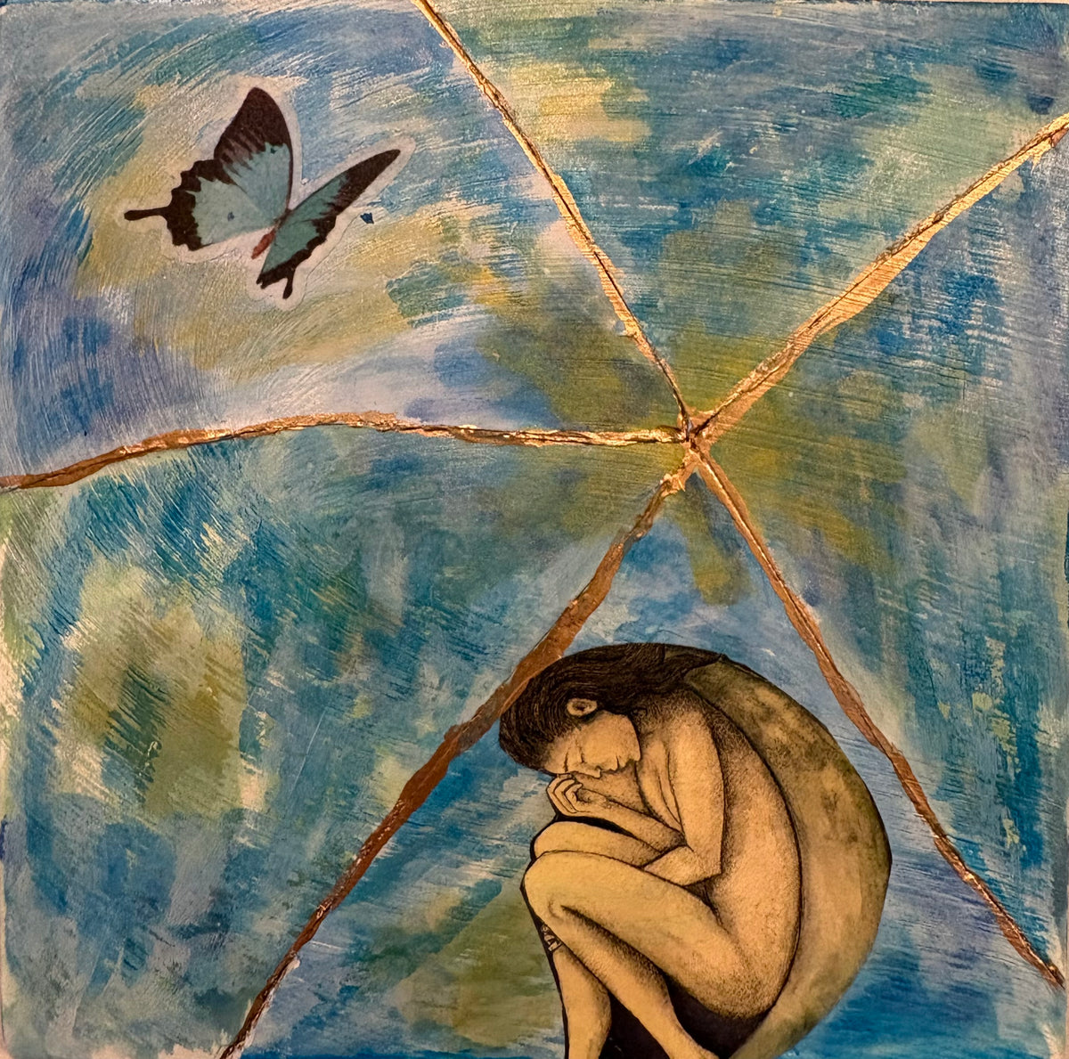 Repairing the Broken Tile: A Kintsugi Inspired Workshop